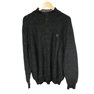 Chap’s men’s plus size 2XB pullover‎ blue/gray sweater